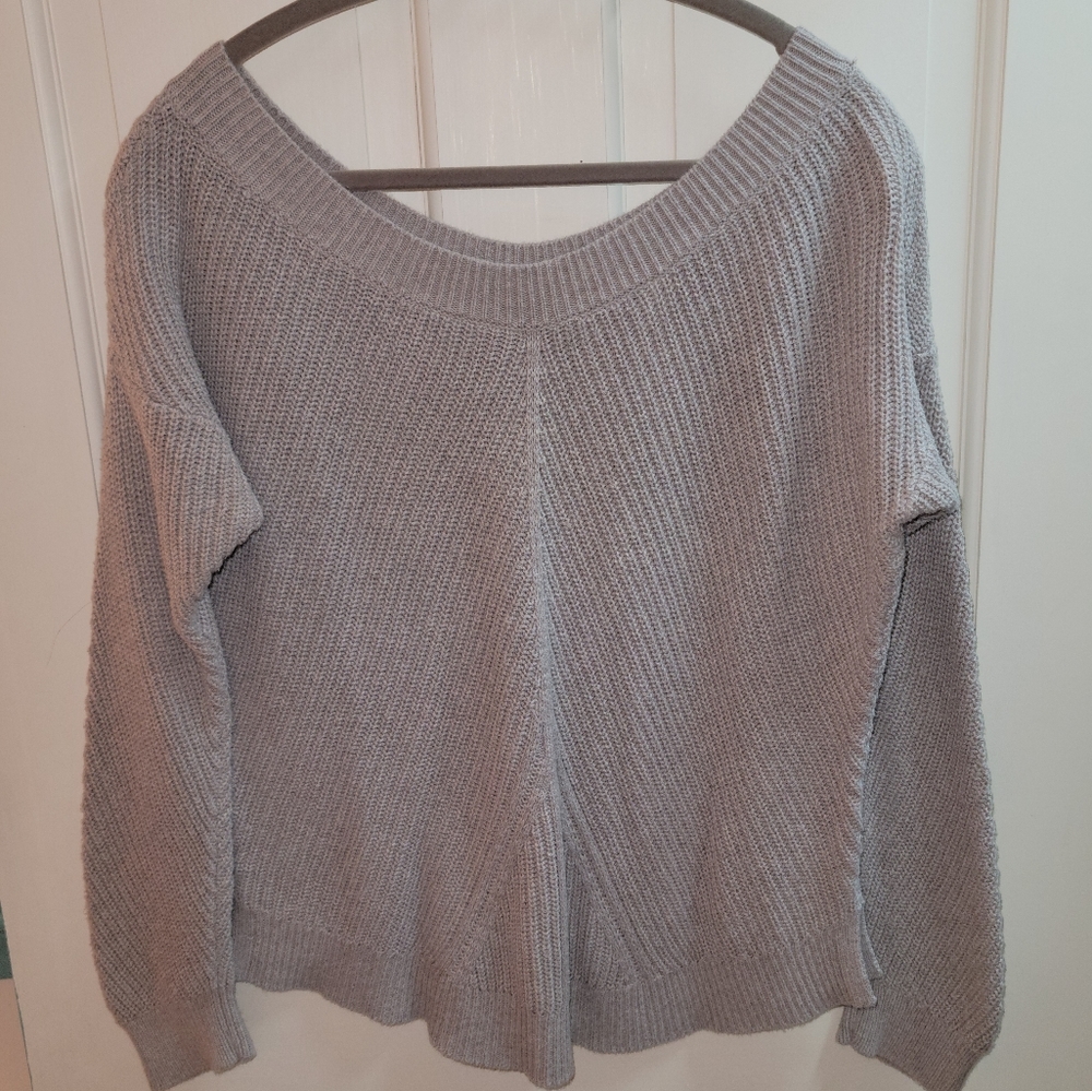 Aerie Brown Slouchy Sweater